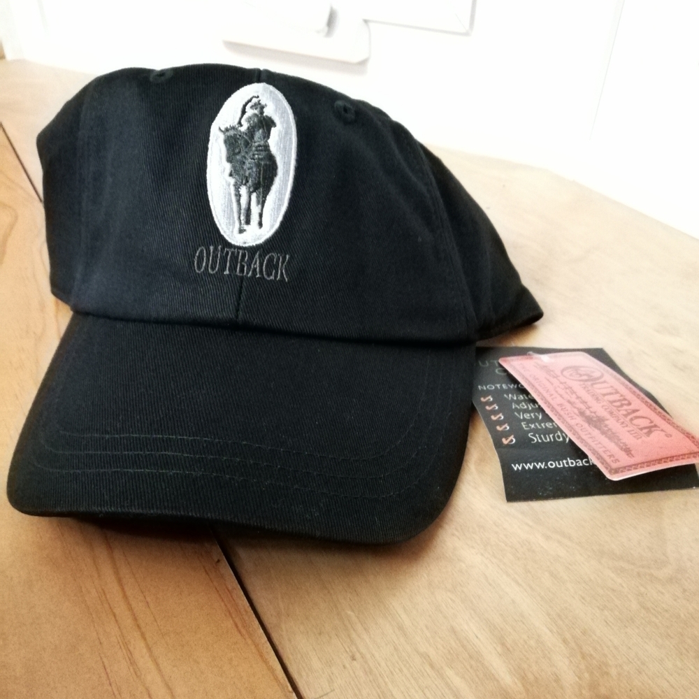 Outback Basic Black Duckbill Hat, OS-Adjustable - Picture 1 of 5